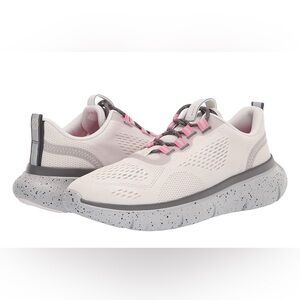 COLE HAAN Womens Zerogrand Journey Runner‎ Sneaker Shoe 5 Grey Hot Pink White